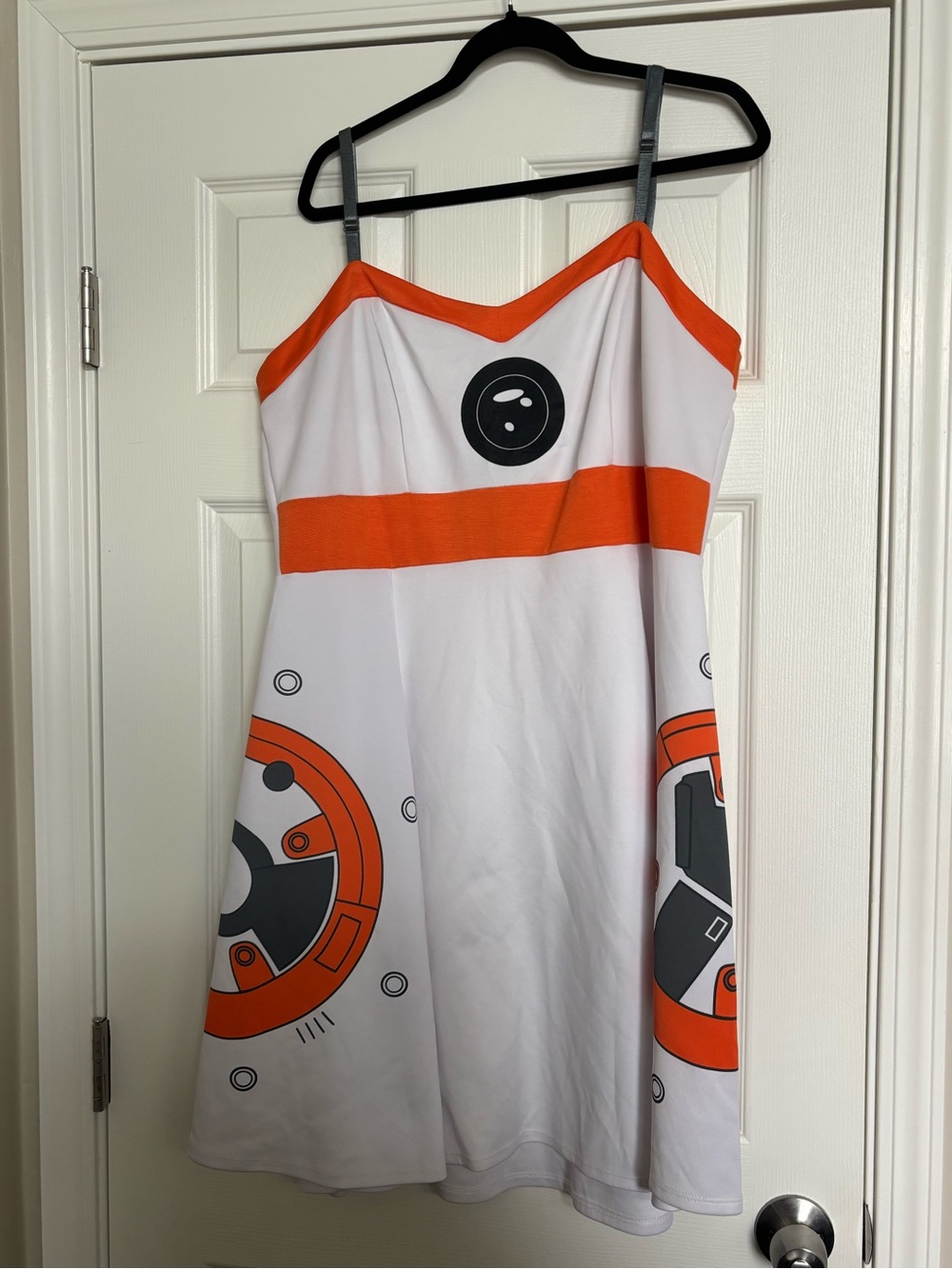 Her Universe BB8 White and Orange Droid-Inspired Costume Dress